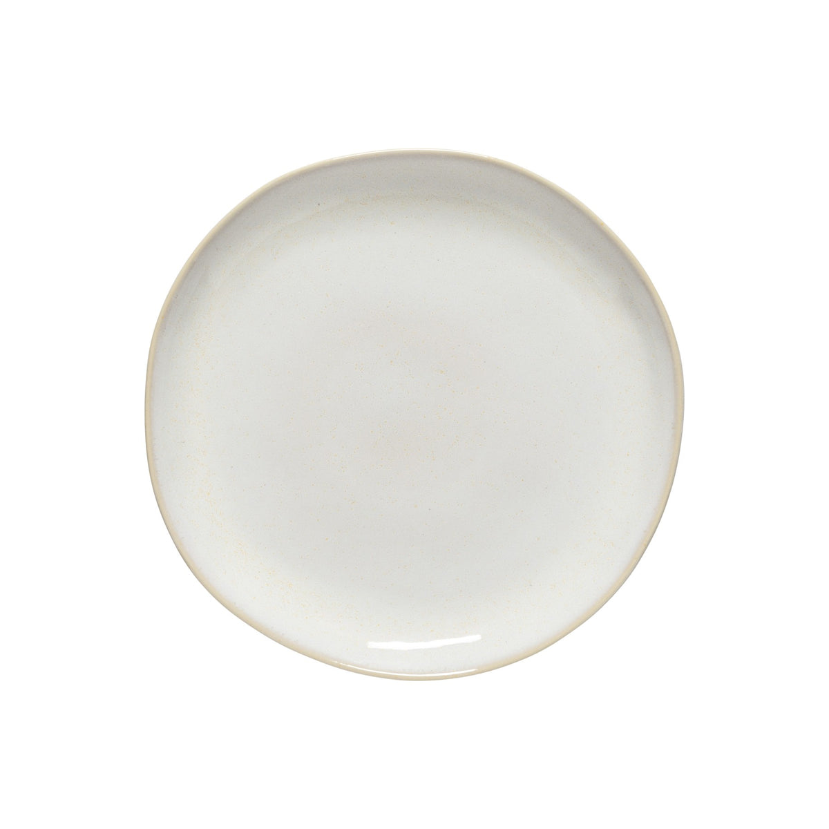 Brisa Collection Dinner Plates in Branca, Set of 6