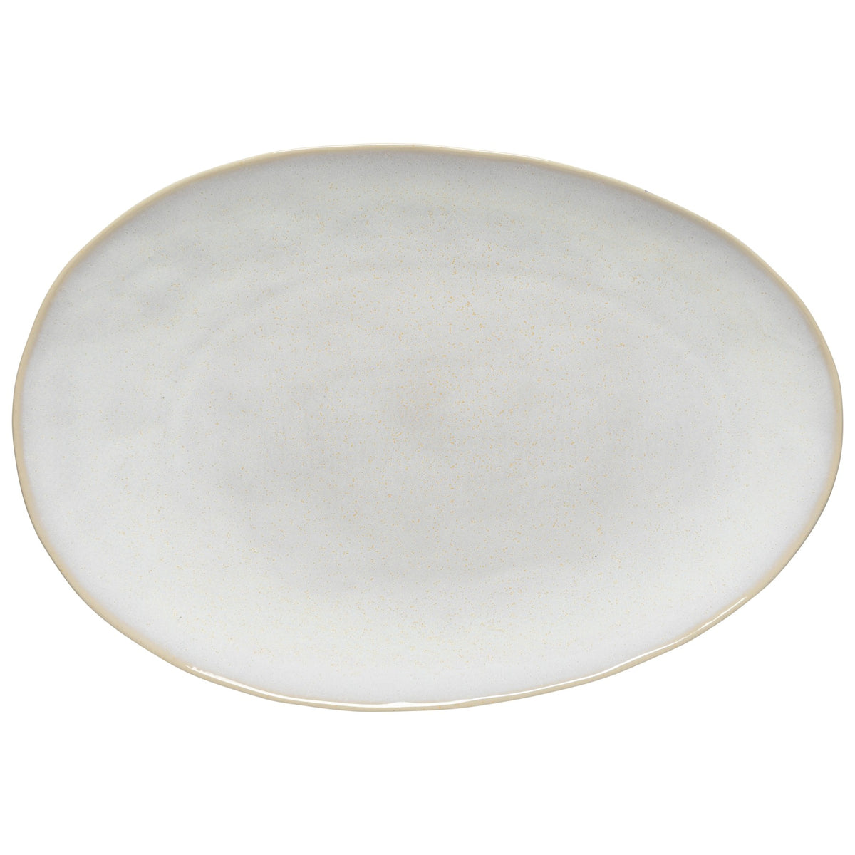 Brisa Collection Oval Platter 16" in Branca