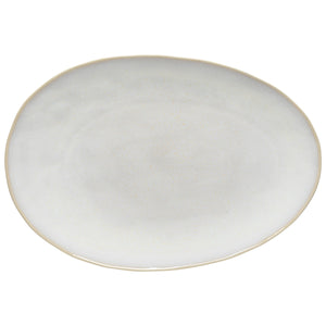 Brisa Collection Oval Platter 16" in Branca