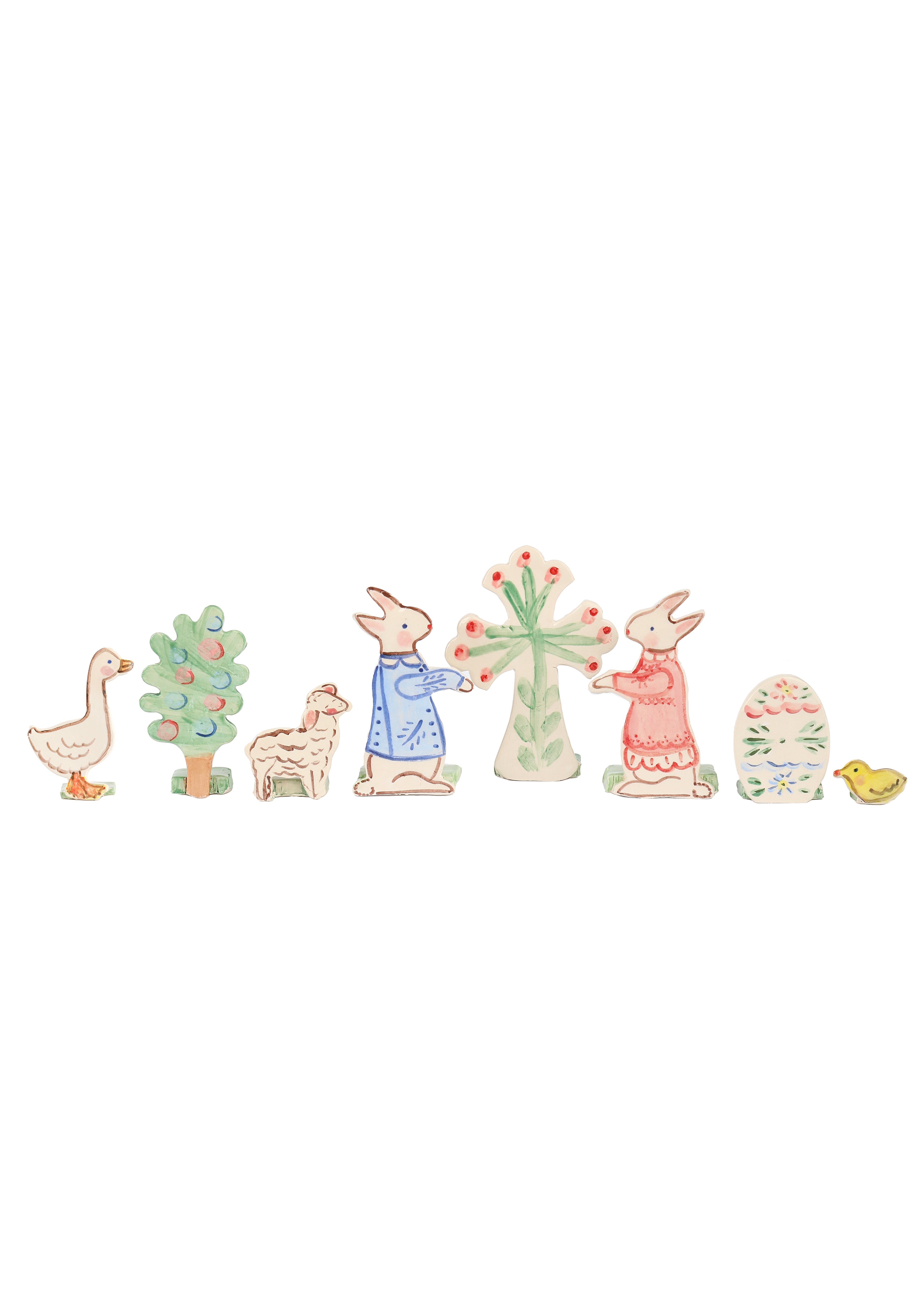 Easter Vignette, Set of 9