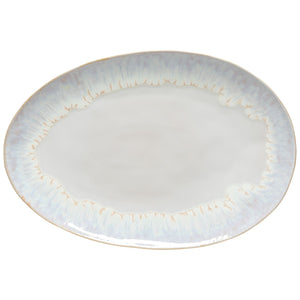 Brisa Collection Oval Platter 16" in Salt