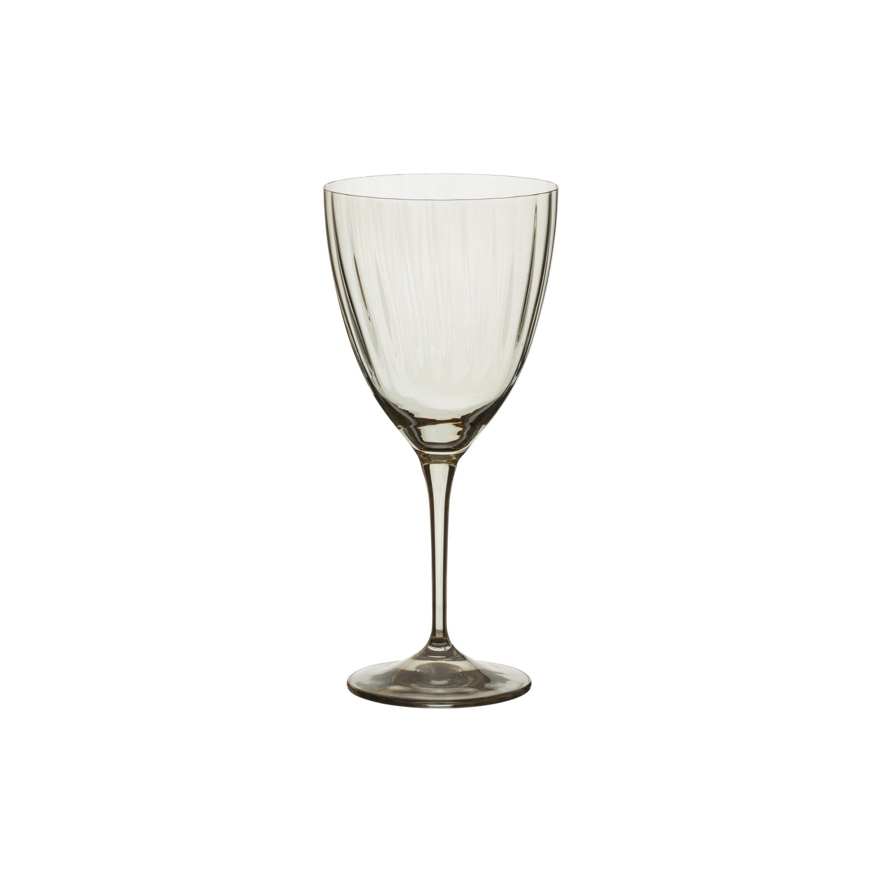 Sensa Collection Water Glasses in Smoked Grey, Set of 6