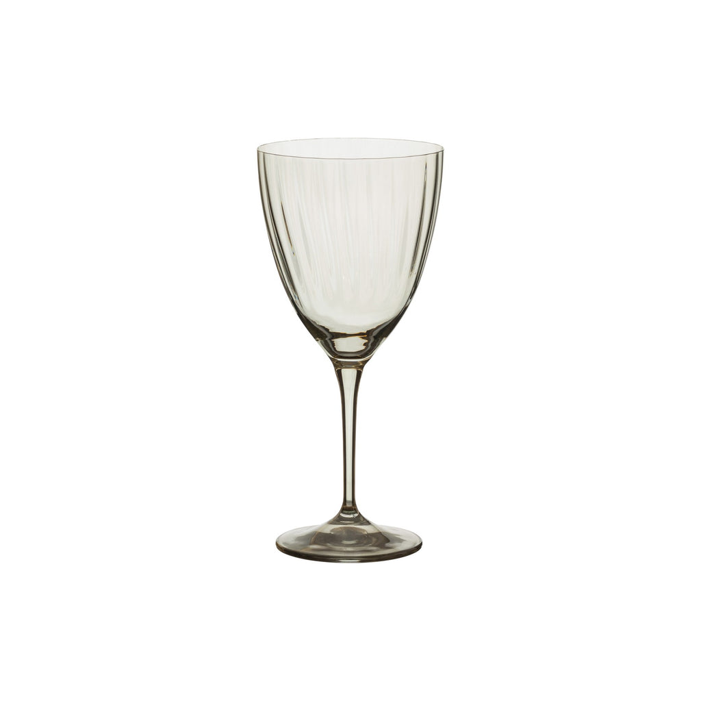 Sensa Collection Water Glasses in Smoked Grey, Set of 6
