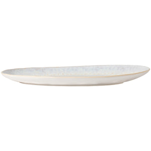 Brisa Collection Oval Platter 16" in Salt