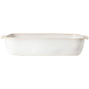 Brisa Collection Rectangle Baker 16" in Branca