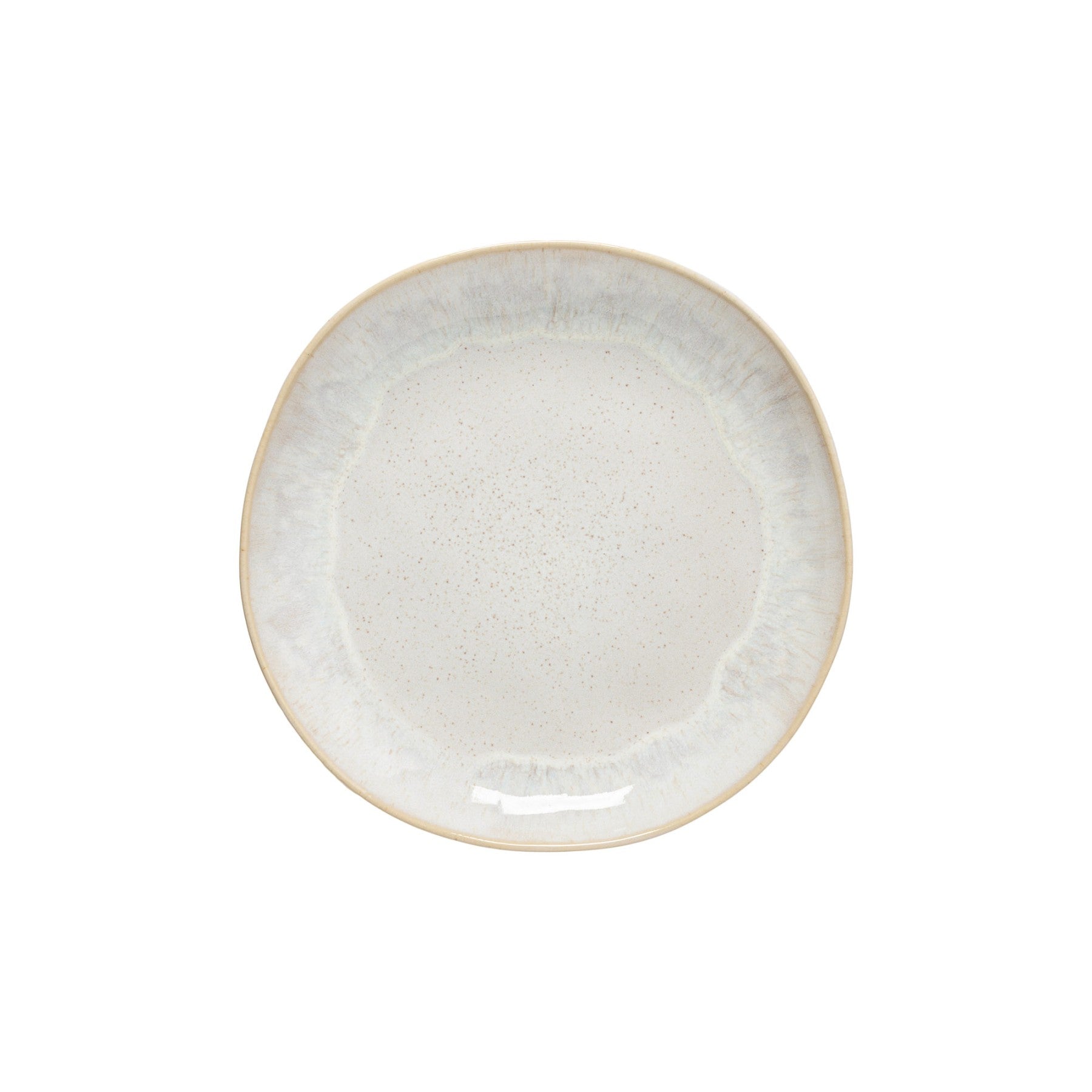 Eivissa Collection Salad Plates in Sand Beige, Set of 6