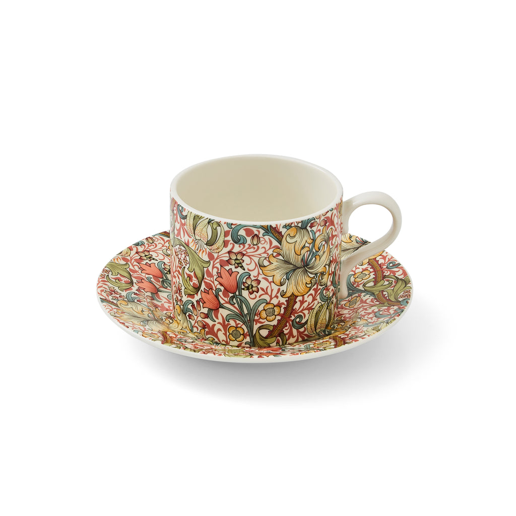 Morris & Co. Teacup & Saucer in Golden Lily