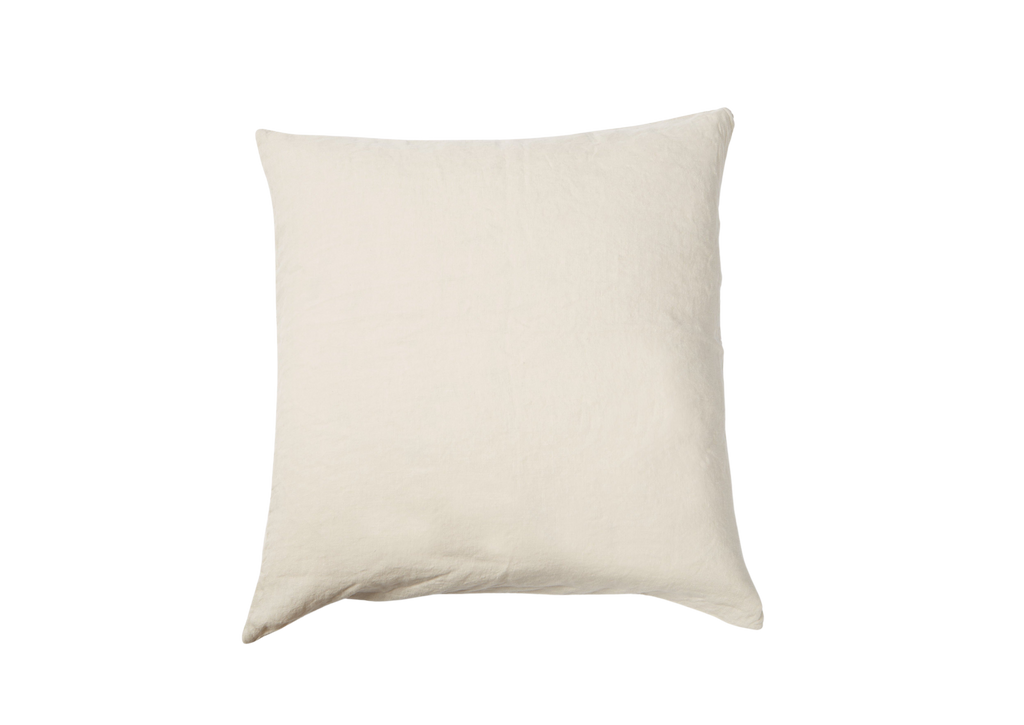 Washed Linen Cushion Cover in Natural