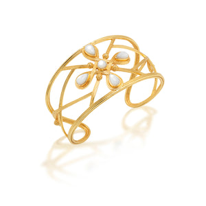 Monique Gem Cuff in Mother of Pearl