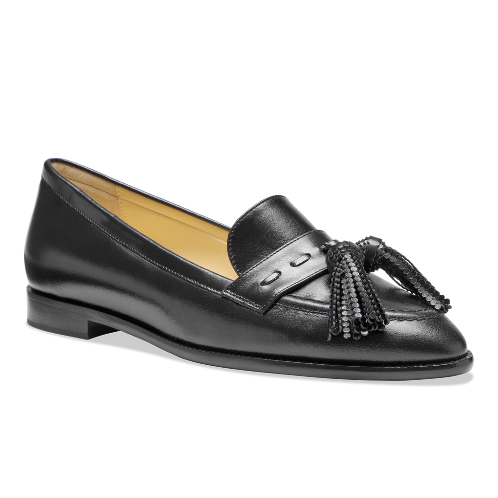Janet Loafer in Black Box Calf