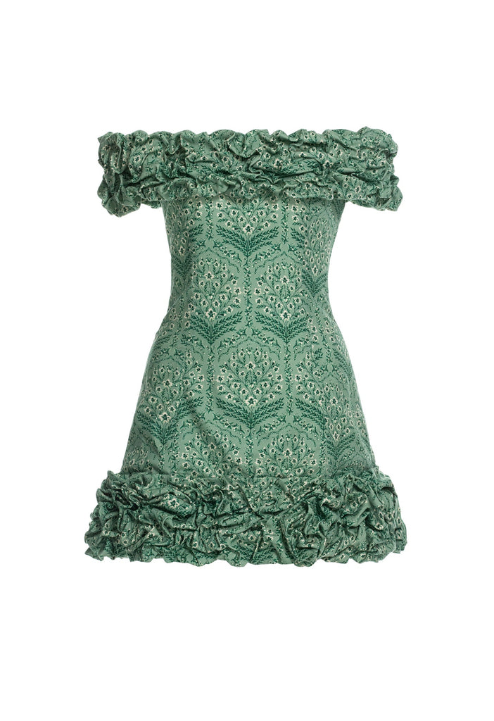 Jardin Mini Dress in Ceiba