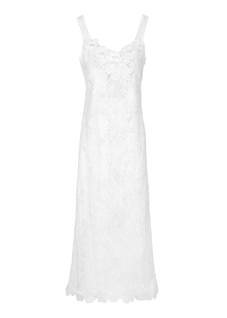Hera Maxi Dress in White