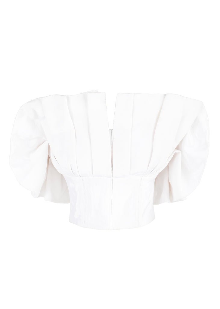 Ivory Orchid Bustier Variation