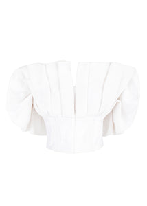 Ivory Orchid Bustier Variation