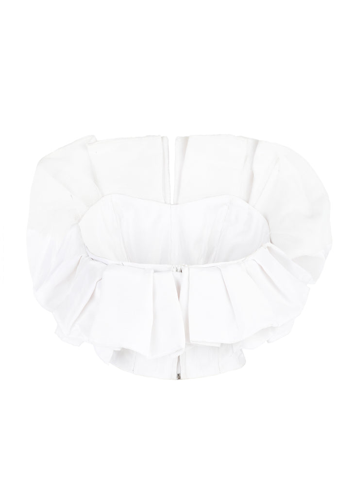 Ivory Orchid Bustier Variation