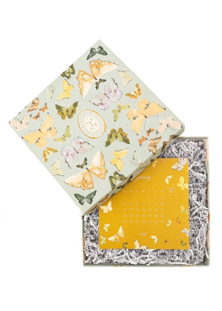 2026 Desk Calendar in the Mariposa Box