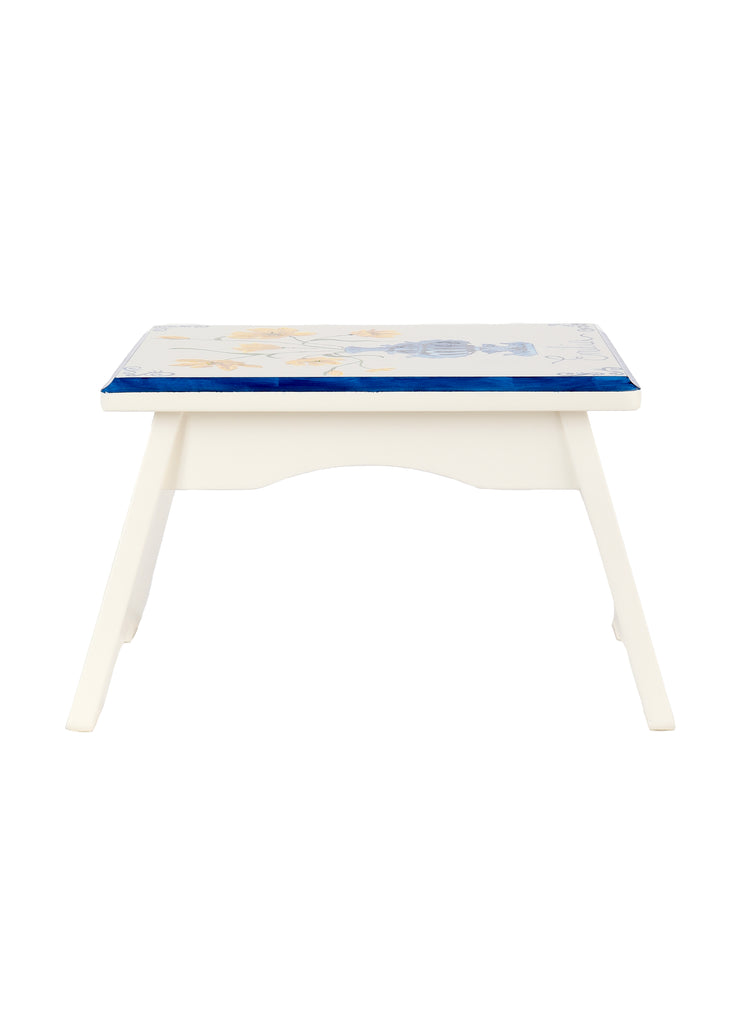 Step Stool in Blue Vase