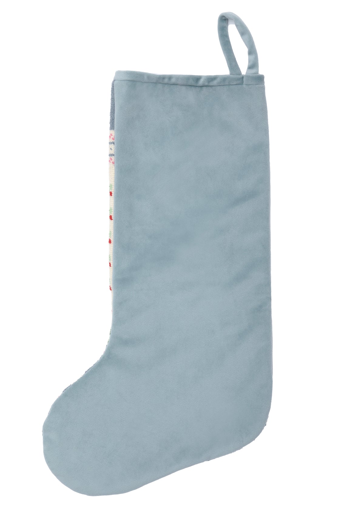 Velvet Cuff House Stocking