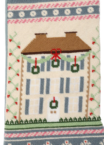 Velvet Cuff House Stocking