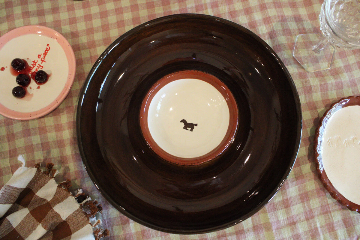 Horse Girl Chip and Dip Platter