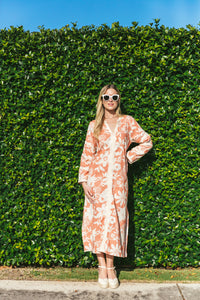 Bardot Caftan in Joy Salmon