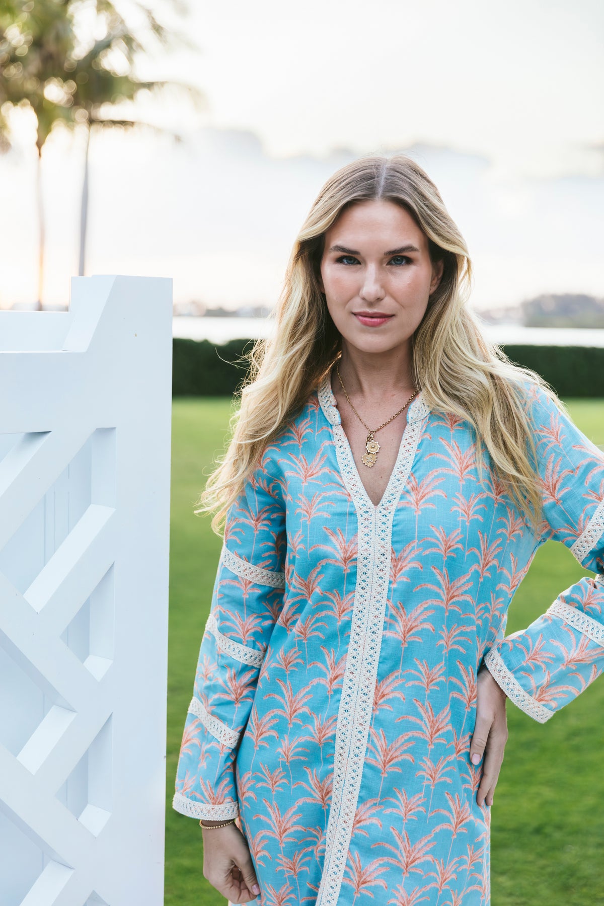 Bardot Caftan In Callista