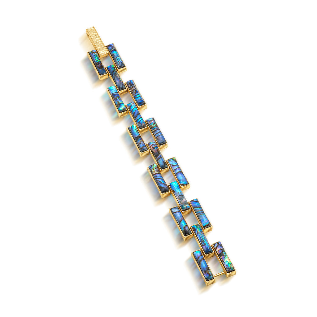 Pathway Link Bracelet in Abalone