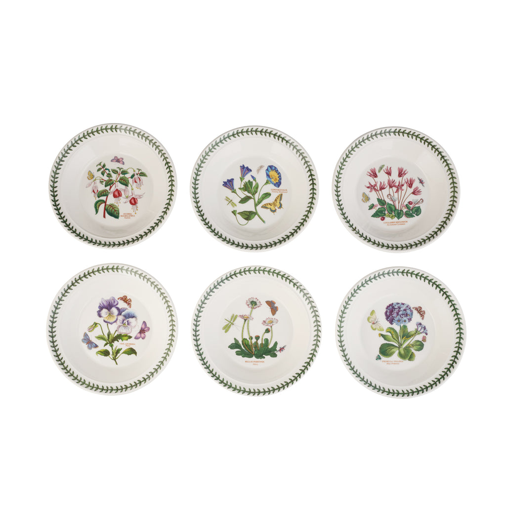 Botanic Garden Soup Plate & Bowls, Set of 6