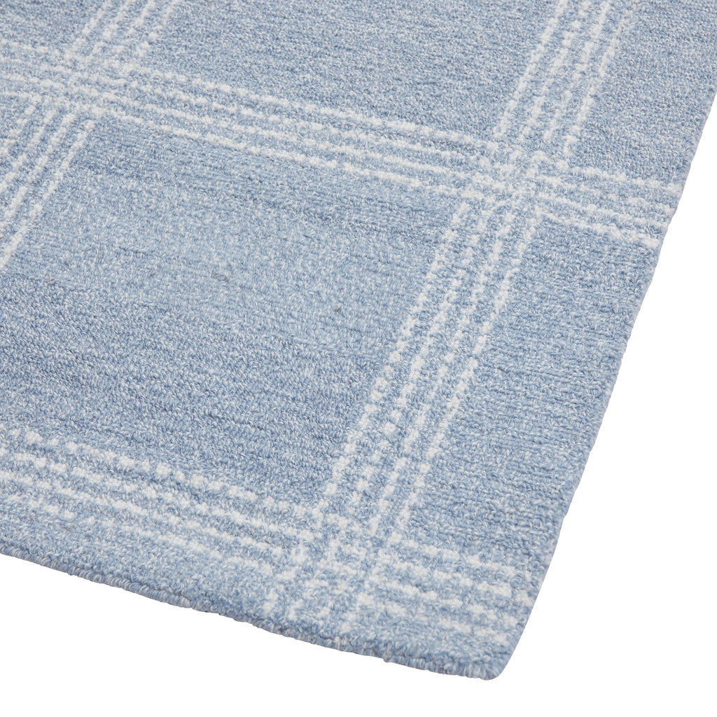 Harrison Plaid Rug in Chambray