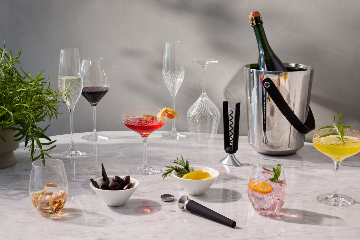 GC Champagne Glass Design Erik Bagger, Set of 2