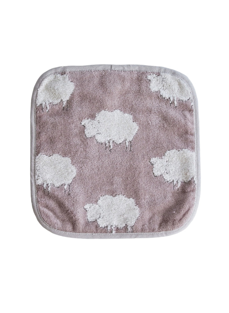 Sweet Sheep Jacquard Wash Cloth