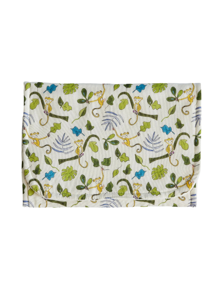Happy Monkey Burp Cloth