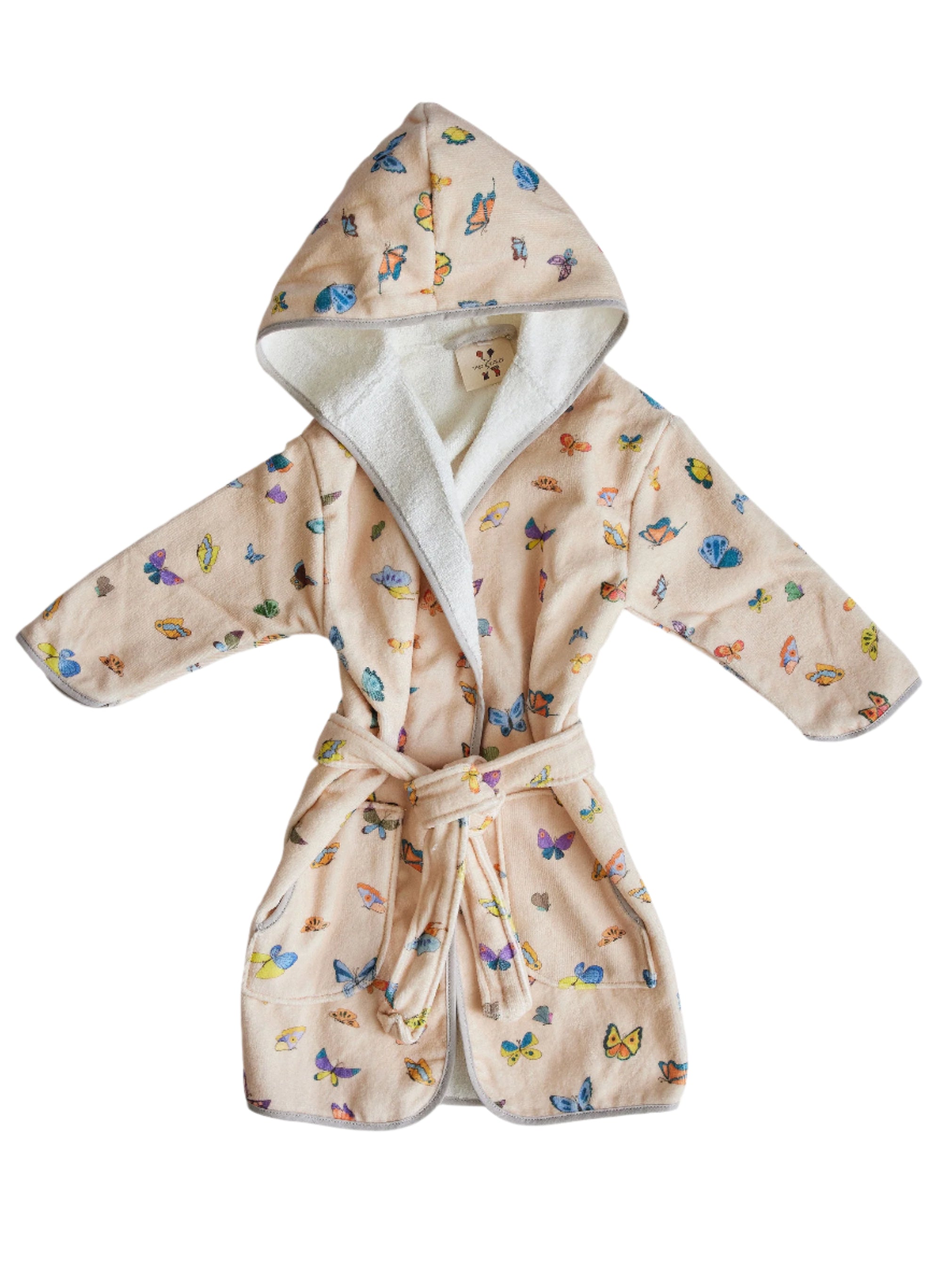 Blush Peach Madame Butterfly Bathrobe