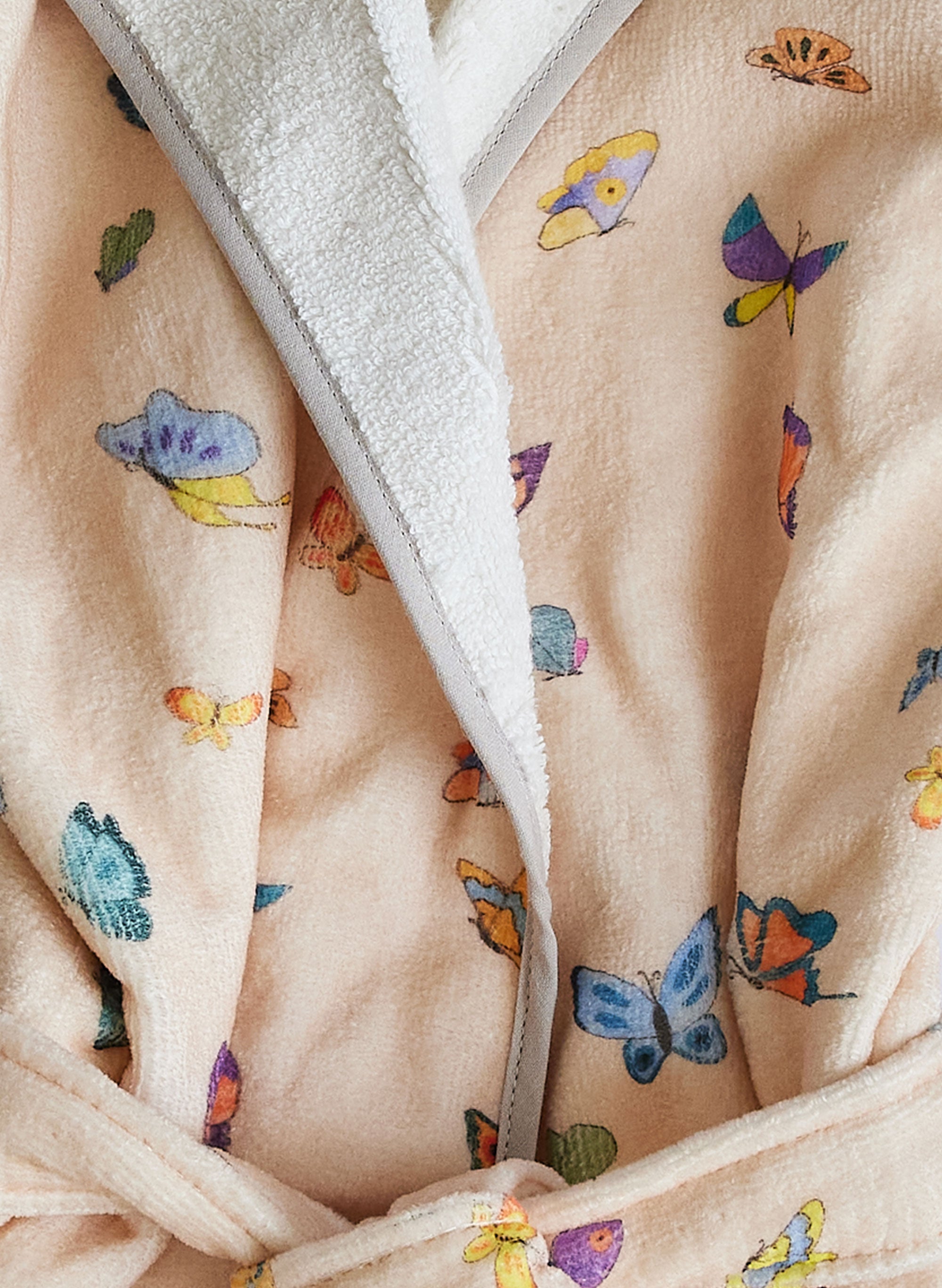 Blush Peach Madame Butterfly Bathrobe