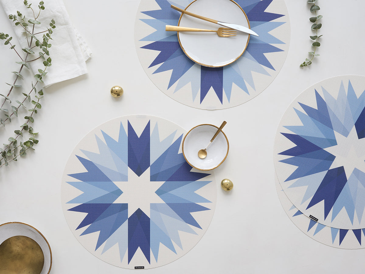 Ribbon Placemat in Frost