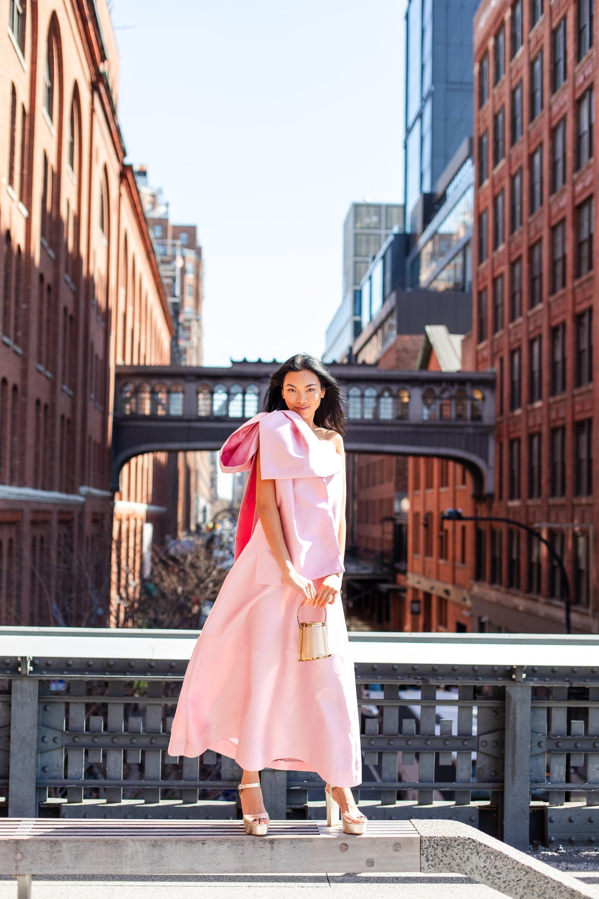 Rita Gown in Blossom Pink