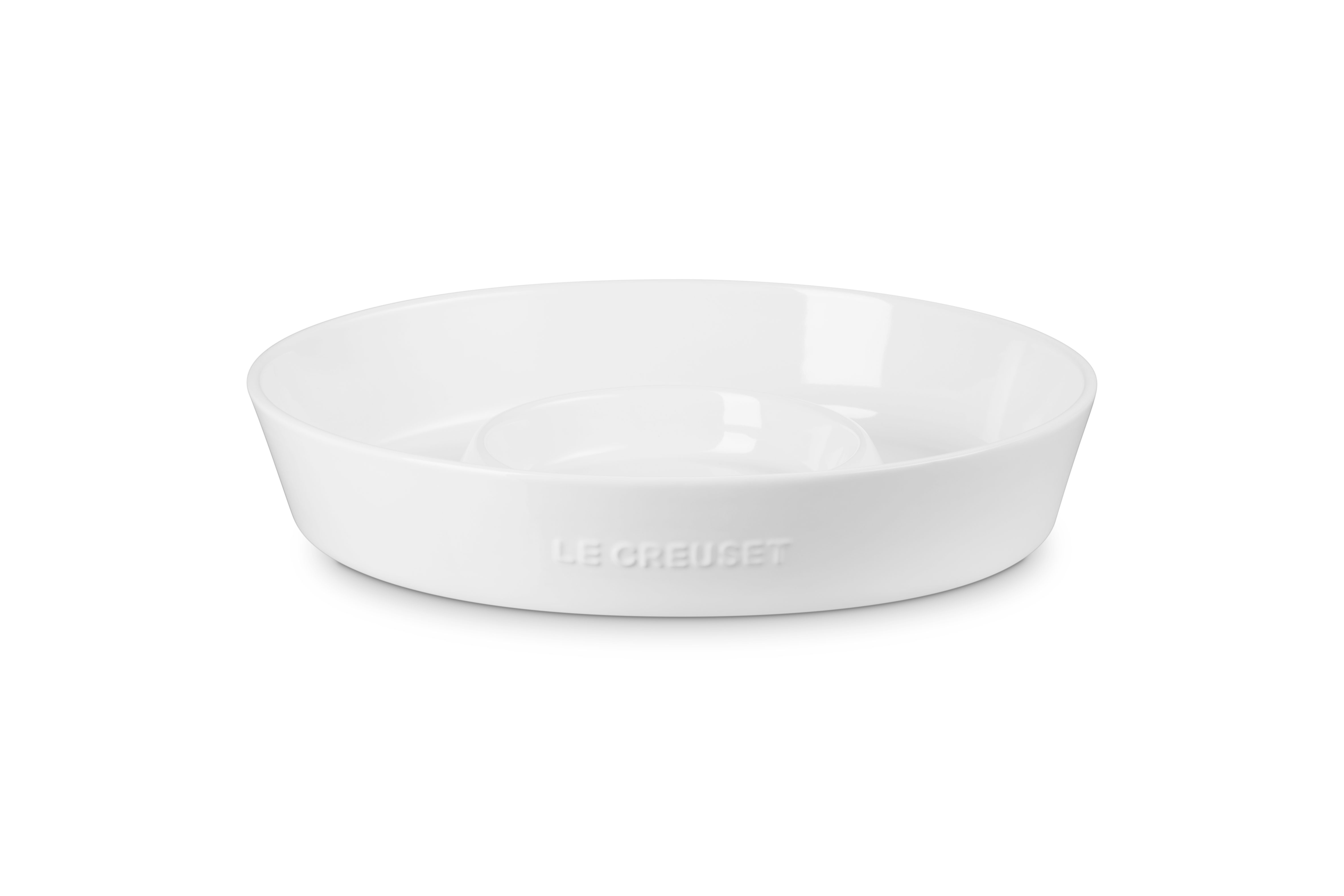 Chip and Dip Platter in White
