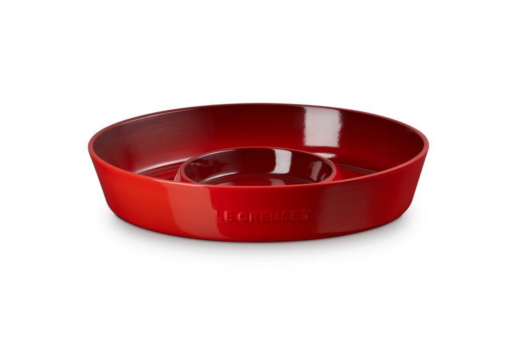 Chip and Dip Platter in Cerise