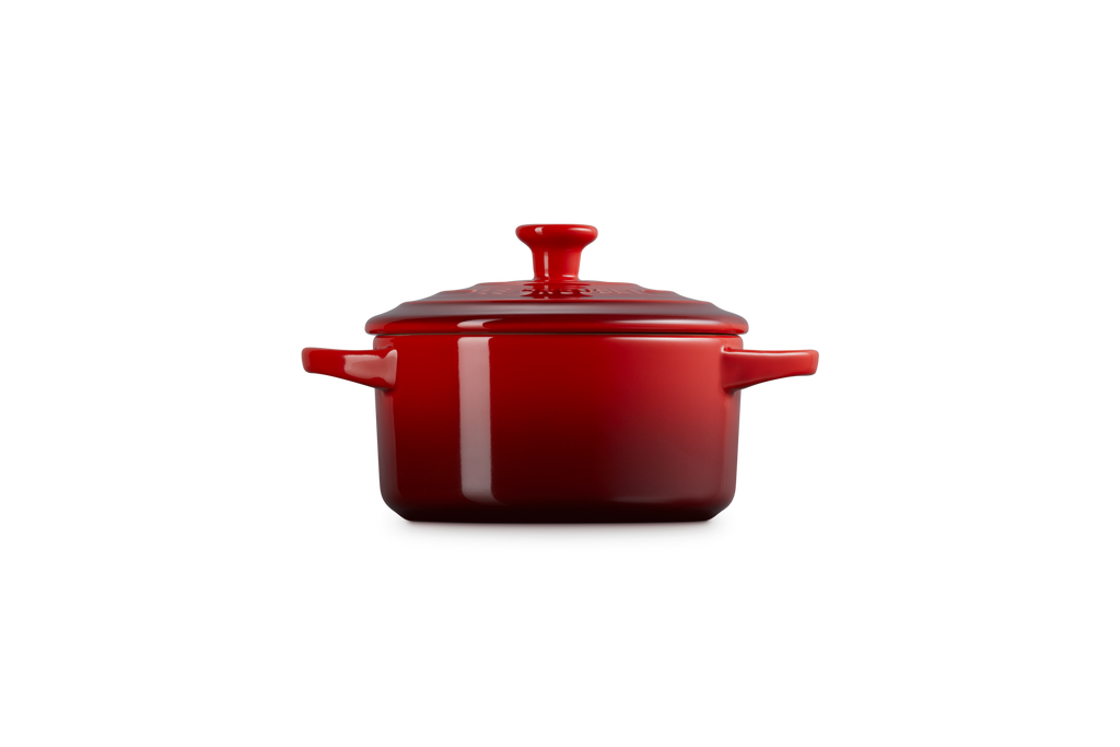 Mini Round Cocotte in Cerise