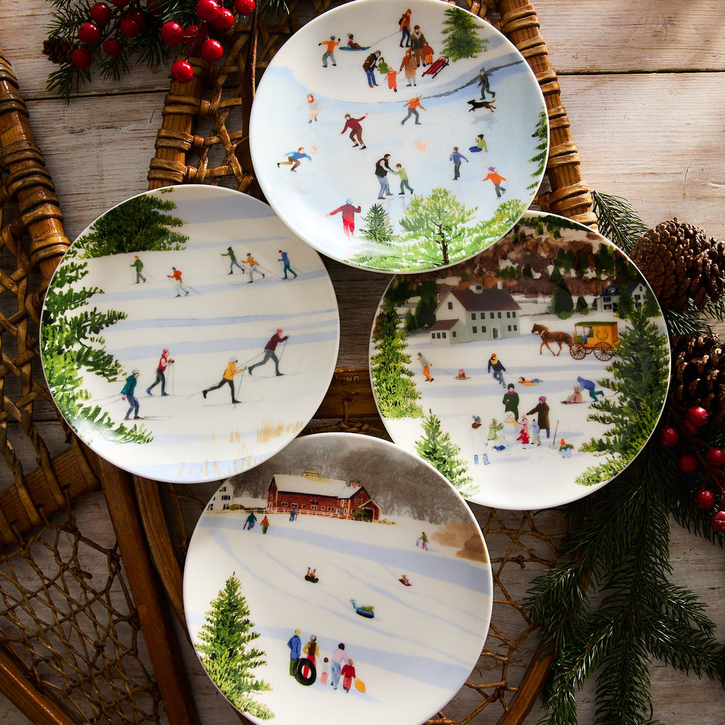 Caskata X Felix Doolittle Winter Wonderland Plates