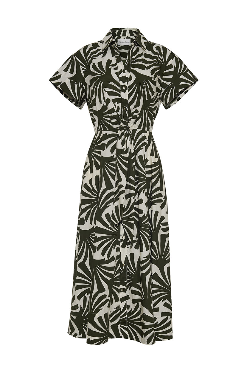 Asbury Dress in Cataline Olive