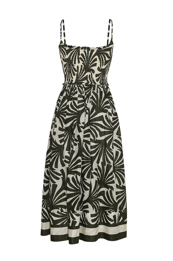 Carmen Dress in Catalina Olive