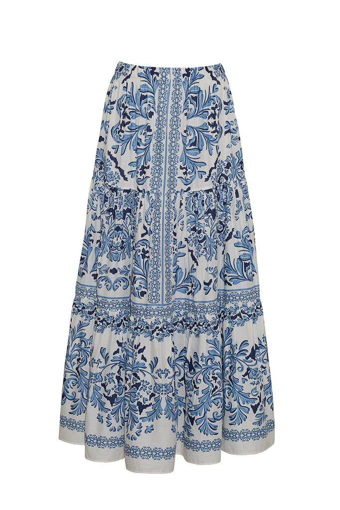 Melanie Skirt in Saltaire Light Blue