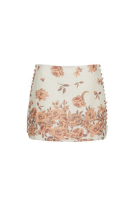 Roseland Skirt in Farfella Border Egret