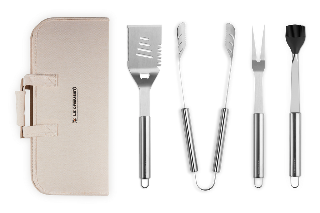 Outdoor Grilling Tools Carry Bag, Set of 4