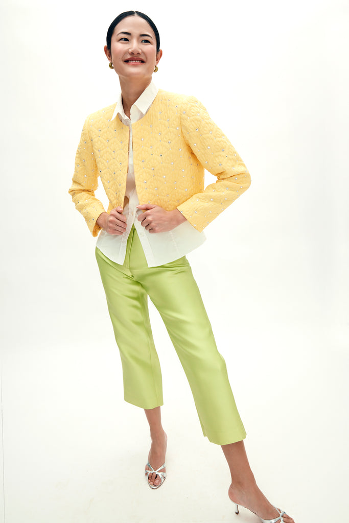 Dolores Pant in Palm Green