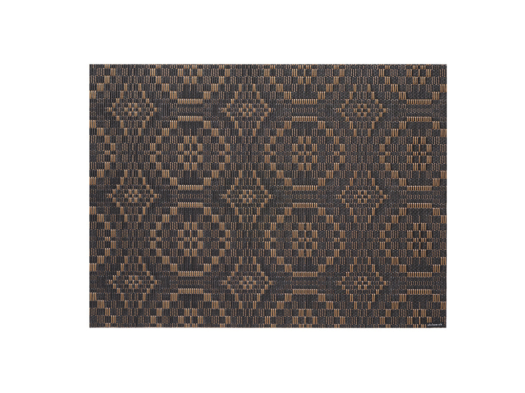 Overshot Placemat in Tiger Eye