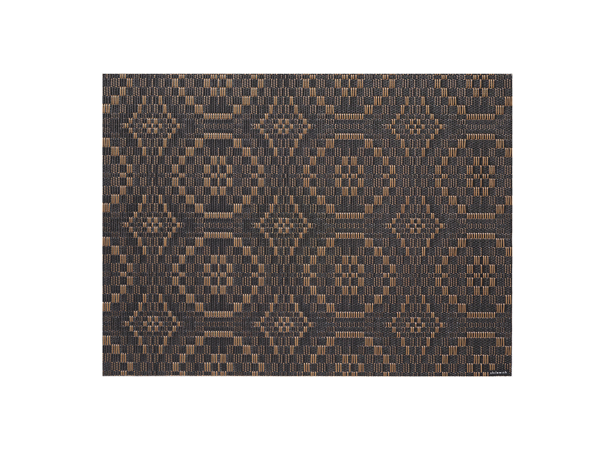 Overshot Placemat in Tiger Eye