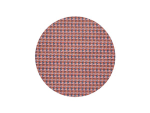 Crane Round Placemat in Raspberry