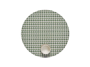 Crane Round Placemat in Thyme